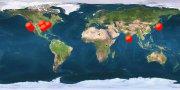 world map hits counter